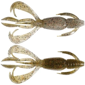 Creatura Keitech Crazy Flapper, Light Watermelon Shrimp 523t, 7.1cm, 8buc/pac