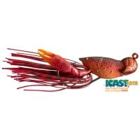 Creatura Live Target Hollow Crawfish Jig, Red, 4.5cm, 14g