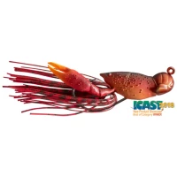 Creatura Live Target Hollow Crawfish Jig, Red, 4cm, 11g
