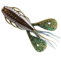 NALUCA DAIWA PROREX BOTH CRAW GREEN PUMPKIN PURPLE 7.5CM