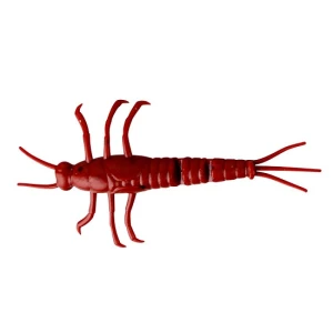 Naluca Savage 3d Pvc Mayfly 5cm Red 8buc