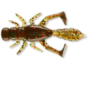 Naluca Soft Daiwa D.fin Bug 5cm Green/glitter 10buc/plic