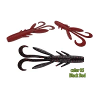 Shad Biwaa Ultra Hog 10 cm culoare Black and Red