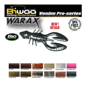 Shad Biwaa Warax 10 Cm Culoare Orange Green