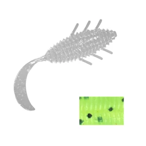 Creatura Leftail Colmic 4.5\'\' 11.4cm Chartreuse Pepper