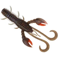 Creatura Berkley Pulse Realistic Craw Hollow, Signal Cray UV Claw, 10cm, 6buc/plic