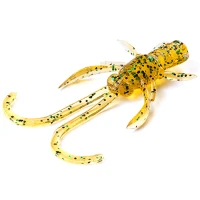 Creatura FISHUP Baffi Fly, 3.8cm, Caramel Green and Black, 10buc/pac