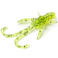 Creatura FISHUP Baffi Fly, 3.8cm, Chartreuse Black, 10buc/pac
