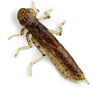 Creatura FISHUP Dragonfly, 2cm, Green Pumpkin Red & Black, 12buc/pac Creatura FISHUP Dragonfly, 2cm, Green Pumpkin Red & Black, 12buc/pac