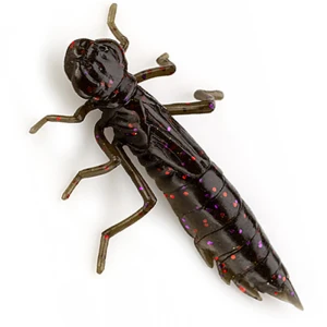 Creatura FISHUP Dragonfly, 3cm, Green Pumpkin Brown Red & Purple, 10buc/pac Creatura FISHUP Dragonfly, 3cm, Green Pumpkin Brown Red & Purple, 10buc/pac