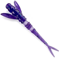 Creatura FISHUP Flit, 4.1cm, Dark Violet Peacock & Silver, 10buc/pac