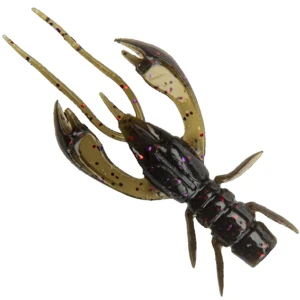 Creatura FISHUP Real Craw, 3.8cm, Green Pumpkin Brown Red and Purple, 10buc/pac