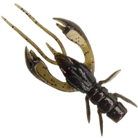 Creatura FISHUP Real Craw, 5cm, Green Pumpkin Brown Red and Purple, 7buc/pac
