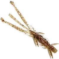 Creatura FISHUP Shrimp 7.6cm, Green Pumpkin Red and Black, 9buc/pac