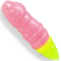 Creatura FISHUP Trout Series Pupa Crawfish, 3.2cm, Bubble Gum Hot Chartreuse, 10buc/pac