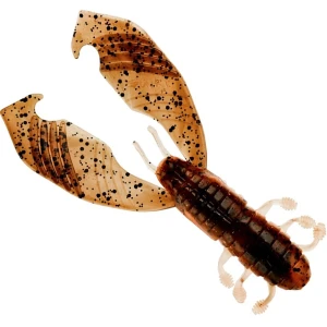 Creatura GUNKI Boogie Craw Vib, 7,5cm, 4.38g, Lightning Brown, 5buc/pac