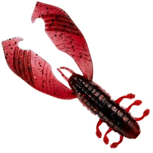 Creatura GUNKI Boogie Craw Vib, 9cm, 8.12g, Dark Red, 4buc/pac