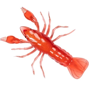 Creatura Live Target Crawfish Unrigged, Red / Red, 7.1cm, 7.1g, 6buc/pac
