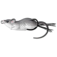 Soarece Live Target Hollow Body Mouse Walking Bait, Grey/ White, 6cm, 11g Soarece Live Target Hollow Body Mouse Walking Bait, Grey/ White, 6cm, 11g
