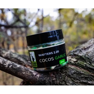 Wafter 2.20 Baits Alb-Verde, 6mm, Cocos-Usturoi, 35ml/borcan Wafter 2.20 Baits Alb-Verde, 6mm, Cocos-Usturoi, 35ml/borcan