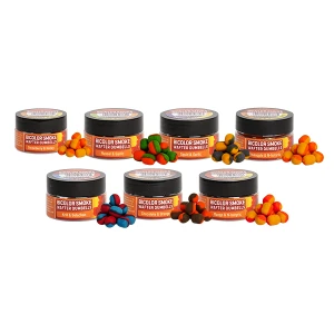 Wafters Benzar Mix Bicolor Smoke Wafter Dumbells Strawberry Honey 10x8mm