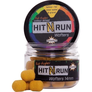 Wafters Dynamite Baits Hit N' Run Yellow, 14mm Wafters Dynamite Baits Hit N' Run Yellow, 14mm