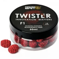 Wafters Feeder Bait Twister, F1 - Larve de libelula & Canepa, 12mm, 50g