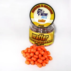 Wafters Premium Active Baits Dumbell, Ciocolata & Portocala, 6mm