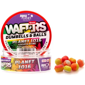 Wafters Senzor Planet Dumbells & Balls Bicolor, Squid & Afine, 8mm, 30g Wafters Senzor Planet Dumbells & Balls Bicolor, Squid & Afine, 8mm, 30g