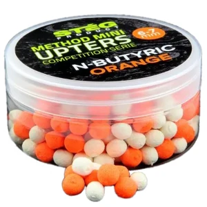 Wafters Steg Method Mini Upters Competition Serie, N-butyric & Orange, 6-7mm, 25g