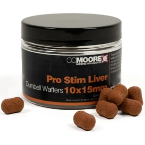 Wafters CC Moore Pro-Stim Dumbell, Liver, 10-15mm, 65buc/cutie  Wafters CC Moore Pro-Stim Dumbell, Liver, 10-15mm, 65buc/cutie