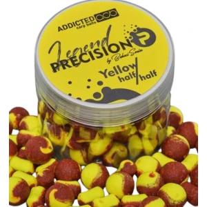 Boilies Addicted Carp Baits Precision Legend Half & Half, Yellow, 20mm, 100g