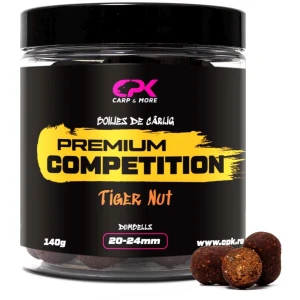 Boilies De Carlig Cpk Premium Competition Dumbells, Tiger Nut, 20-24mm, 140g