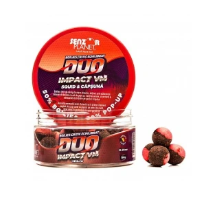Boilies Senzor Duo Impact Vm Squid Capsuna 16-20mm 150g