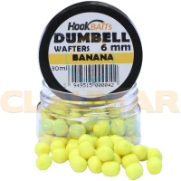 Critic Echilibrat Hook Baits Dumbell Wafters, Banana, 6mm, 15ml