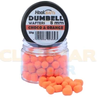 Critic Echilibrat Hook Baits Dumbell Wafters, Ciocolata & Portocala, 8mm, 25ml