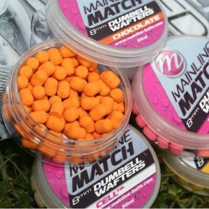 Critic Echilibrate Mainline Match Dumbell Wafters, Orange, Chocolate, 10mm, 50ml