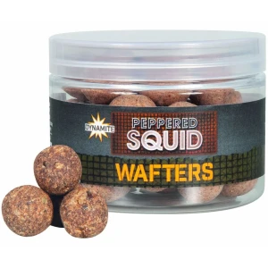 Dumbells Dynamite Baits Peppered Squid Wafters, 15mm, 60g Dumbells Dynamite Baits Peppered Squid Wafters, 15mm, 60g