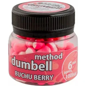 Method Dumbell Carp Baits Addicted, Buchu Berry, Roz Alb, 6mm Method Dumbell Carp Baits Addicted, Buchu Berry, Roz Alb, 6mm