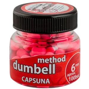 Method Dumbell Carp Baits Addicted, Capsuna, Rosu, 6mm Method Dumbell Carp Baits Addicted, Capsuna, Rosu, 6mm