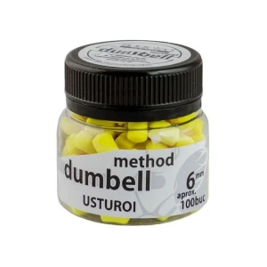 Method Dumbell Carp Baits Addicted,  Usturoi, Galben, 6mm Method Dumbell Carp Baits Addicted,  Usturoi, Galben, 6mm