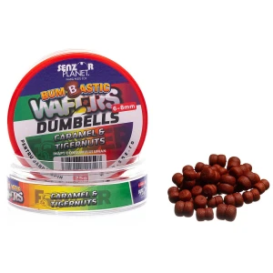 Wafter Senzor Bumbastic Dumbells Pentru Banda, Caramel Tiger, 6-8mm, 25g