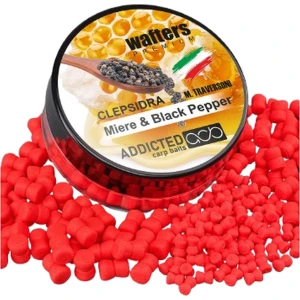 Wafters Addicted Carp Baits Clepsidra Premium, Miere Black Pepper, 6mm, 40ml