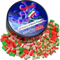 Wafters ADDICTED CARP BAITS Clepsidra Premium, Nbutyric Black Pepper, 6mm, 40ml Wafters ADDICTED CARP BAITS Clepsidra Premium, Nbutyric Black Pepper, 6mm, 40ml