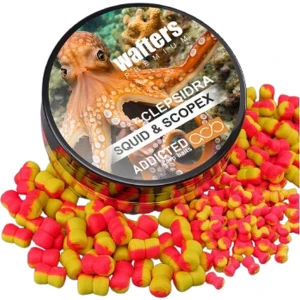 Wafters Addicted Carp Baits Clepsidra Premium, Squid Scopex, 3.5mm, 40ml