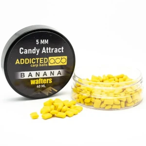 Wafters Addicted Carp Baits Pillow Candy Attract, Banana, Galben, 5mm, 40ml Wafters Addicted Carp Baits Pillow Candy Attract, Banana, Galben, 5mm, 40ml