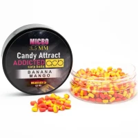 Wafters Addicted Carp Baits Pillow Candy Attract Micro, Banana & Mango, Galben / Portocaliu, 3.5mm, 40ml Wafters Addicted Carp Baits Pillow Candy Attract Micro, Banana & Mango, Galben / Portocaliu, 3.5mm, 40ml