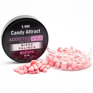 Wafters Addicted Carp Baits Pillow Candy Attract, Miere & Palinca, Roz, 5mm, 40ml Wafters Addicted Carp Baits Pillow Candy Attract, Miere & Palinca, Roz, 5mm, 40ml