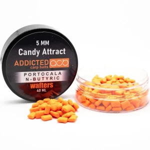 Wafters Addicted Carp Baits Pillow Candy Attract, Portocala & N-butyric, Portocaliu, 5mm, 40ml