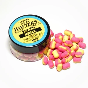 Wafters Bicolor Claumar 8mm 20g Krill Galben-roz